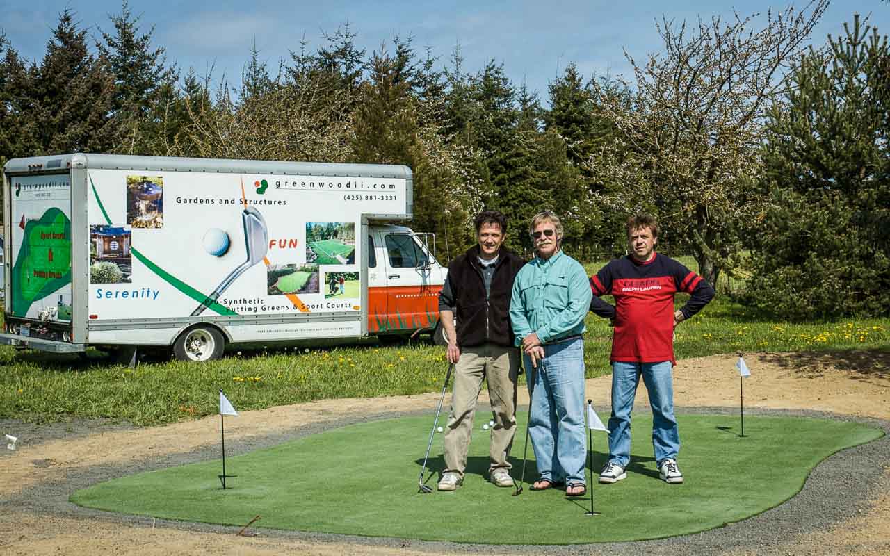 Putting Green Installation Greenwood